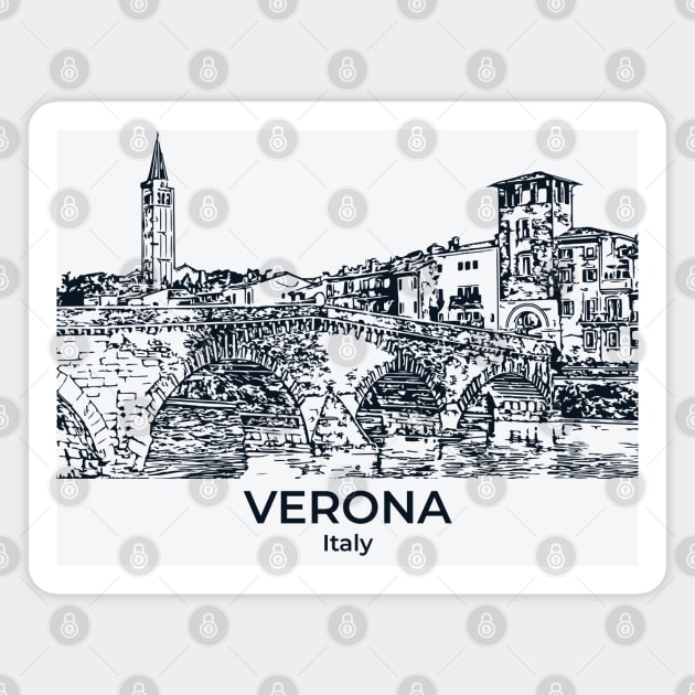 Verona - Italy Magnet by Lakeric